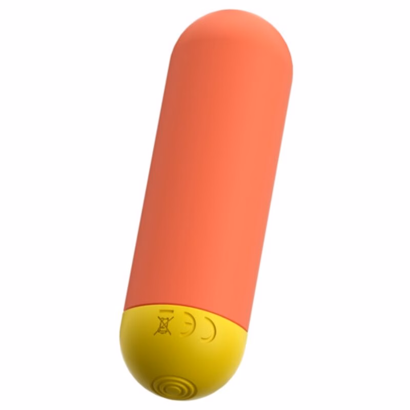 ROMP - RIOT BALA VIBRADORA MULTIFUNCIÓN NARANJA + AMARILLA - Imagen 2