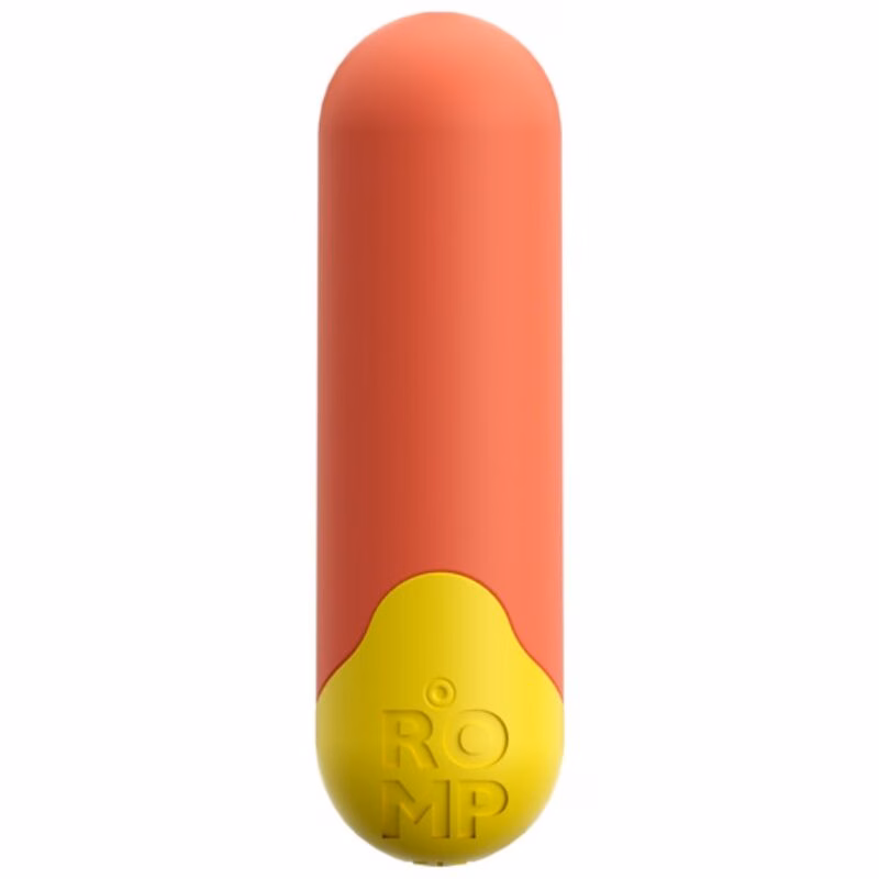 ROMP - RIOT BALA VIBRADORA MULTIFUNCIÓN NARANJA + AMARILLA