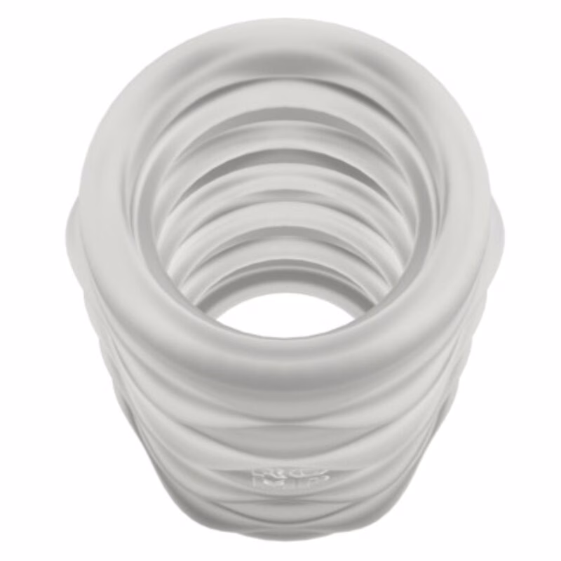 ROMP - MOSH MASTURBADOR MASCULINO TRANSPARENTE CON FUNDA REVERSBLE DE 6 CM