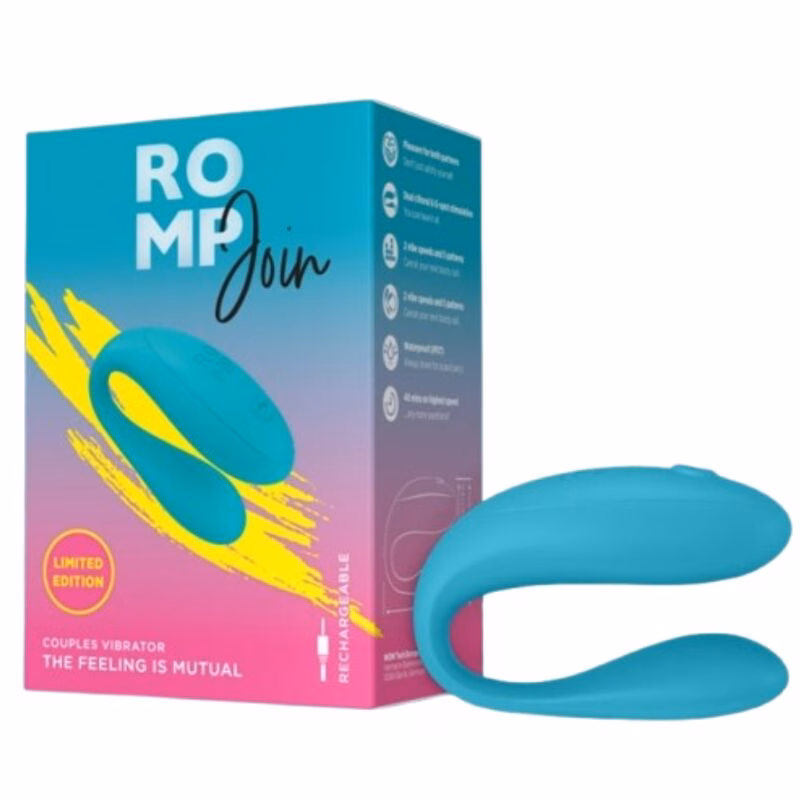 ROMP - JOIN VIBRADOR PARA PAREJAS TURQUESA - Imagen 5