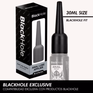 BLACK HOLE - APLICADOR DE LUBRICANTE ANAL TALLA S 30 ML