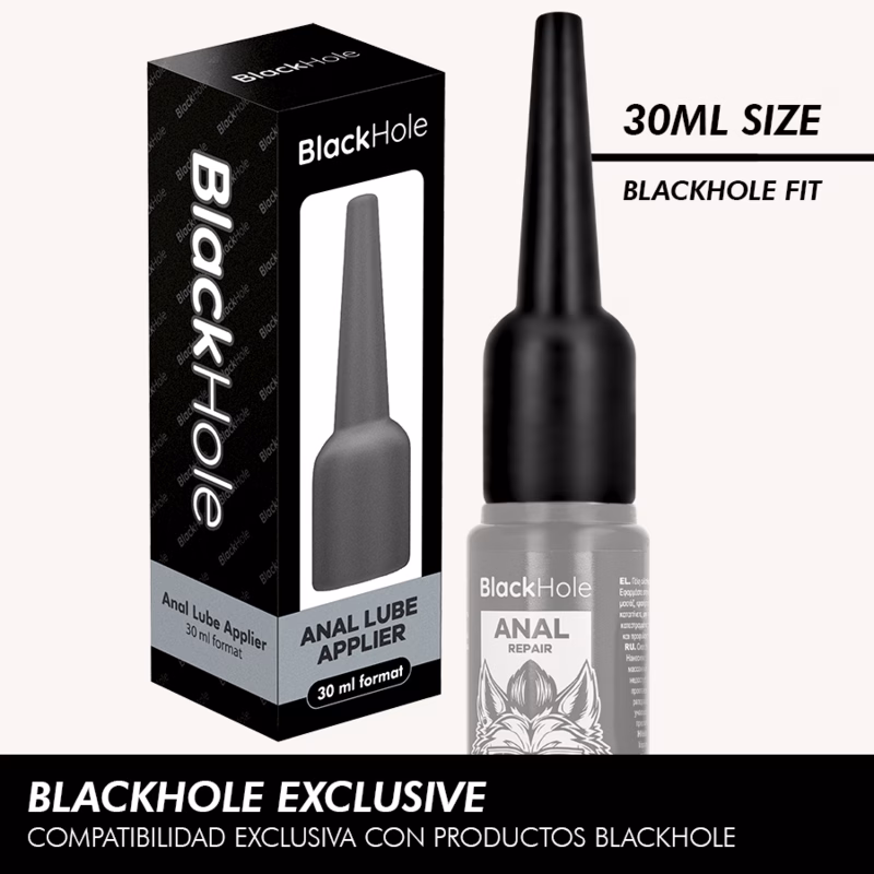 BLACK HOLE - APLICADOR DE LUBRICANTE ANAL TALLA S 30 ML