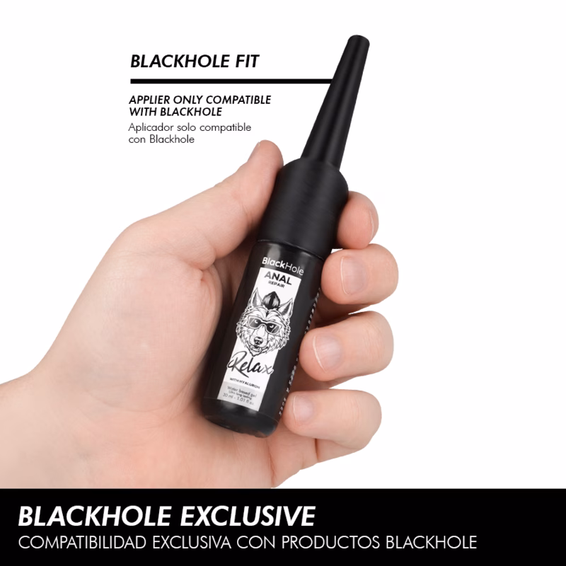 BLACK HOLE - APLICADOR DE LUBRICANTE ANAL TALLA S 30 ML - Imagen 3