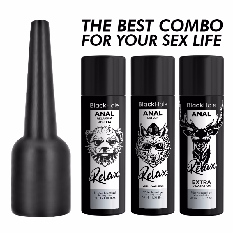 BLACK HOLE - APLICADOR DE LUBRICANTE ANAL TALLA S 30 ML - Imagen 7
