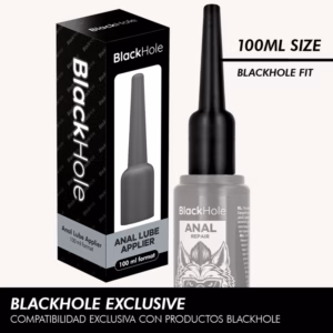 BLACK HOLE - APLICADOR DE LUBRICANTE ANAL TALLA L 100 ML