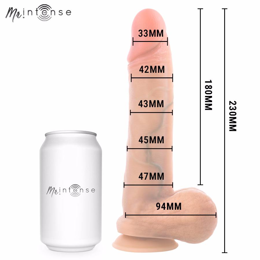 MR INTENSE - GARY L DILDO SILICONA 23 CM - Ø- 4.7 CM - Imagen 4