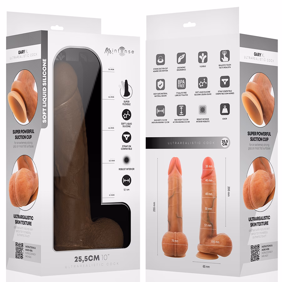 MR INTENSE - GARY XL DILDO SILICONA 25.5 CM -Ø- 5.1 CM - Imagen 3