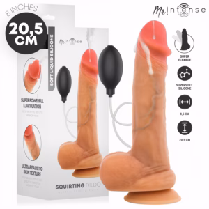 MR INTENSE - DANNY DILDO EYACULADOR SILICONA 20.5 CM -Ø- 4 CM