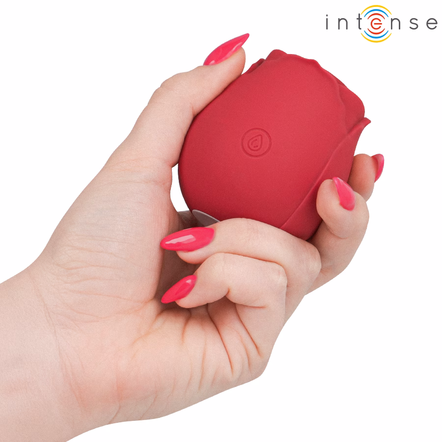 INTENSE - CAMELLIA ROSA SUCCIONADOR DE CLÍTORIS POR ONDAS BURDEOS - Imagen 4