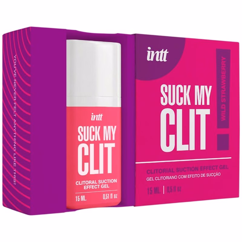 INTT - SUCK MY CLIT GEL EFECTO SUCCIÓN FRESAS SILVESTRES 15 ML - Imagen 3