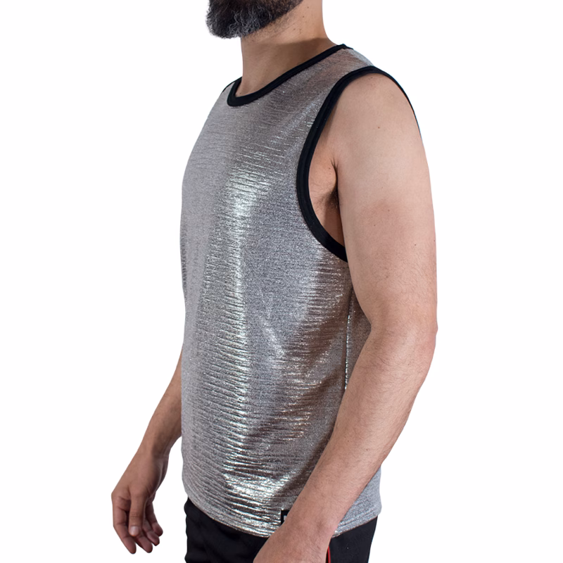 MACHO - CAMISETA BRILLO TEXTURA S/M - Imagen 2