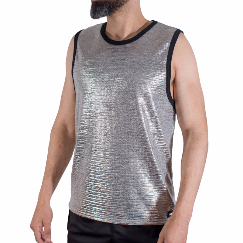 MACHO - CAMISETA BRILLO TEXTURA S/M