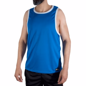 MACHO - CMV002 CAMISETA GYM AZUL L/XL