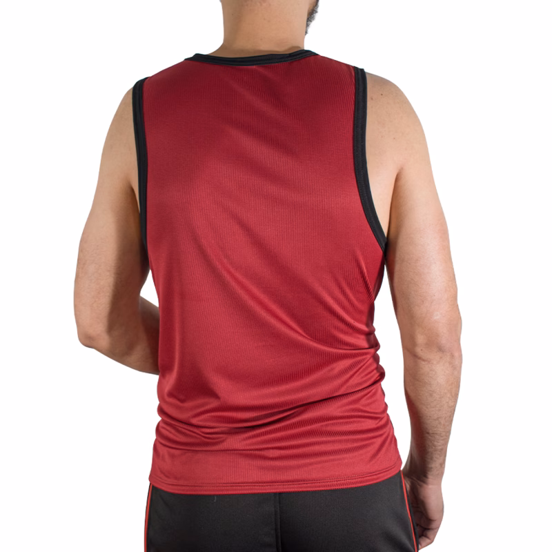 MACHO - CMV003 CAMISETA GYM GRANATE S/M - Imagen 3