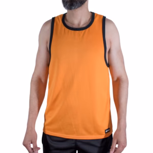 MACHO - CMV005 CAMISETA GYM NARANJA S/M