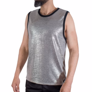 MACHO - CAMISETA BRILLO TEXTURA L/XL