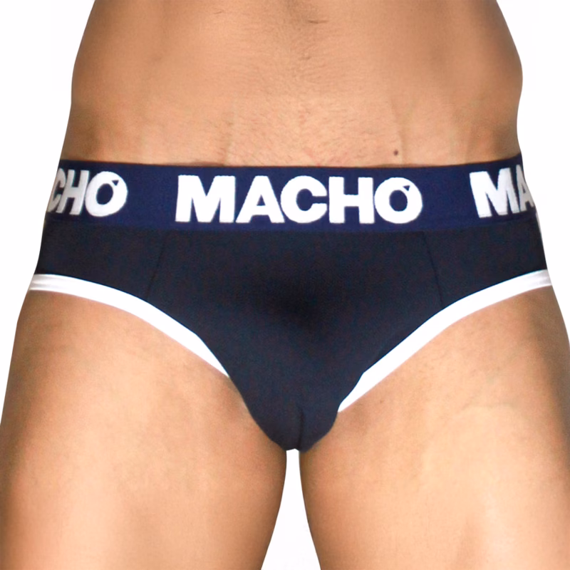 MACHO - MCH008 SLIP CLÁSICO AZUL MARINO XL - Imagen 2
