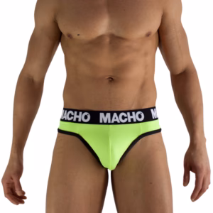 MACHO - MTG001 TANGA AMARILLO FLUOR L