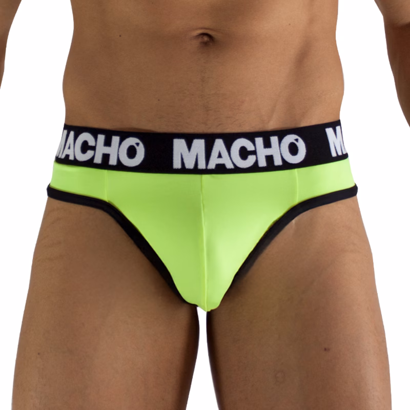 MACHO - MTG001 TANGA AMARILLO FLUOR XL - Imagen 2
