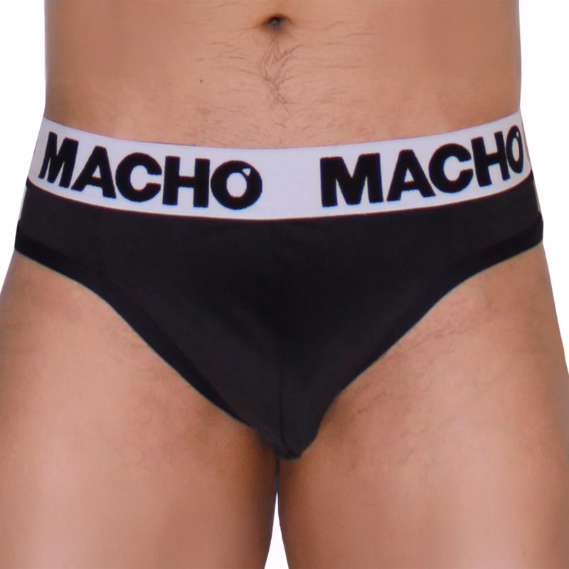 MACHO - MTG002 TANGA NEGRO/NEGRO M