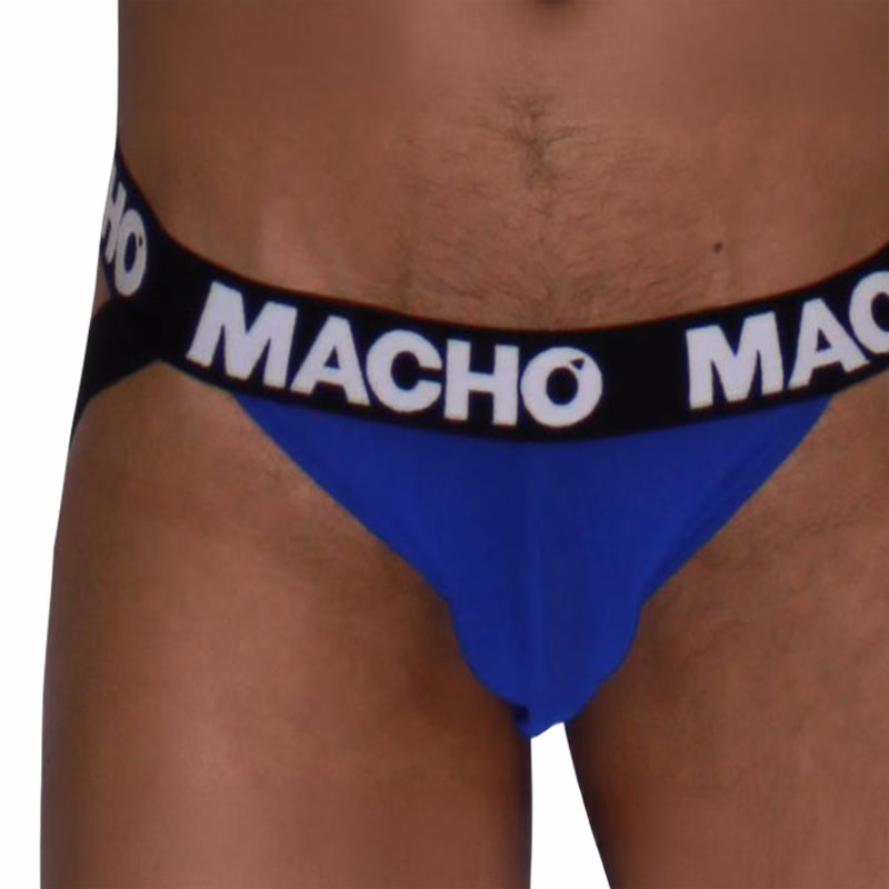 MACHO - MX28AZ JOCK AZUL REJILLA XL - Imagen 2