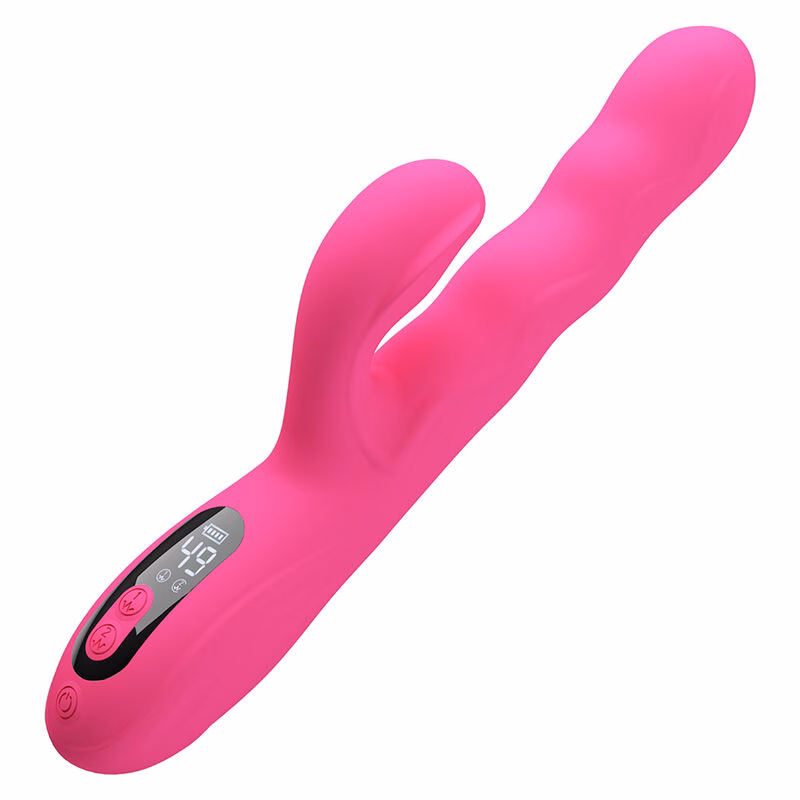 PRETTY LOVE - WINTERS VIBRADOR RABBIT MULTIFUNCIÓN CON PANTALLA LED ROSA - Imagen 2