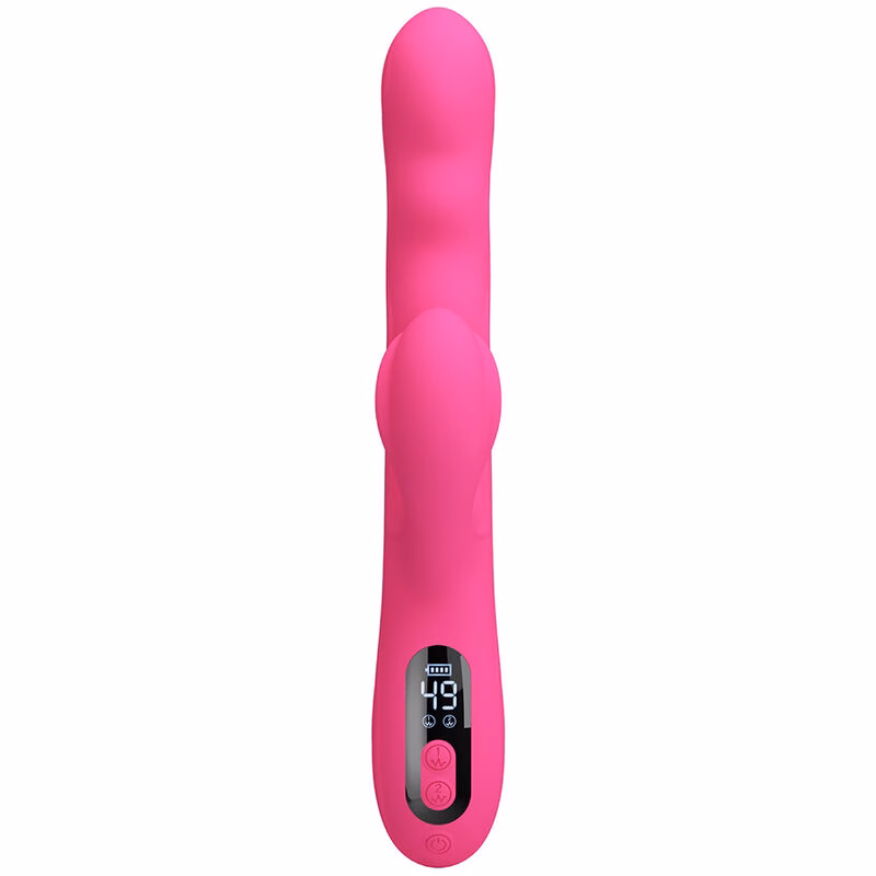 PRETTY LOVE - WINTERS VIBRADOR RABBIT MULTIFUNCIÓN CON PANTALLA LED ROSA - Imagen 5