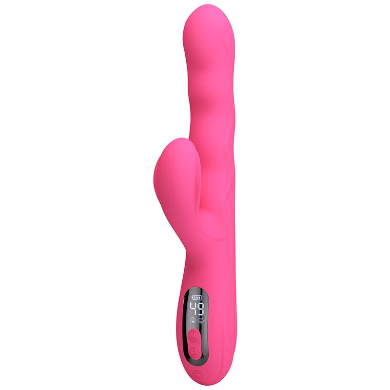 PRETTY LOVE - WINTERS VIBRADOR RABBIT MULTIFUNCIÓN CON PANTALLA LED ROSA - Imagen 6