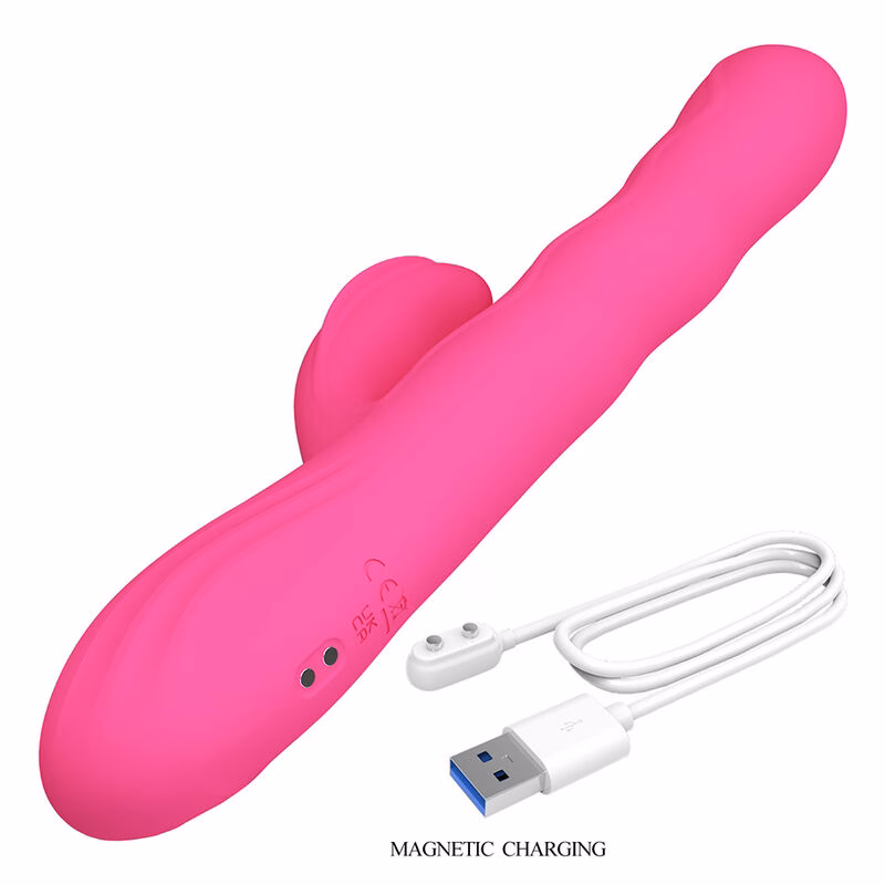 PRETTY LOVE - WINTERS VIBRADOR RABBIT MULTIFUNCIÓN CON PANTALLA LED ROSA - Imagen 9