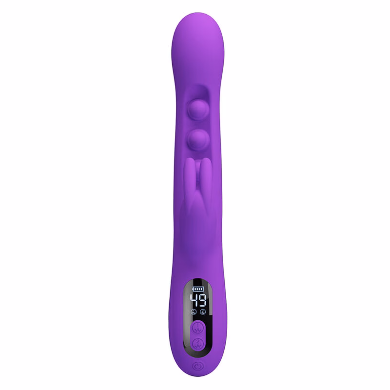 PRETTY LOVE - SABIEN VIBRADOR RABBIT CON ESTIMULACIÓN POR GOLPETEOS Y LED MORADO - Imagen 7