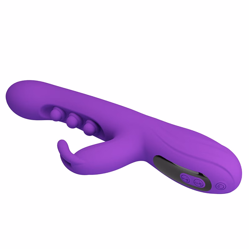 PRETTY LOVE - SABIEN VIBRADOR RABBIT CON ESTIMULACIÓN POR GOLPETEOS Y LED MORADO - Imagen 5
