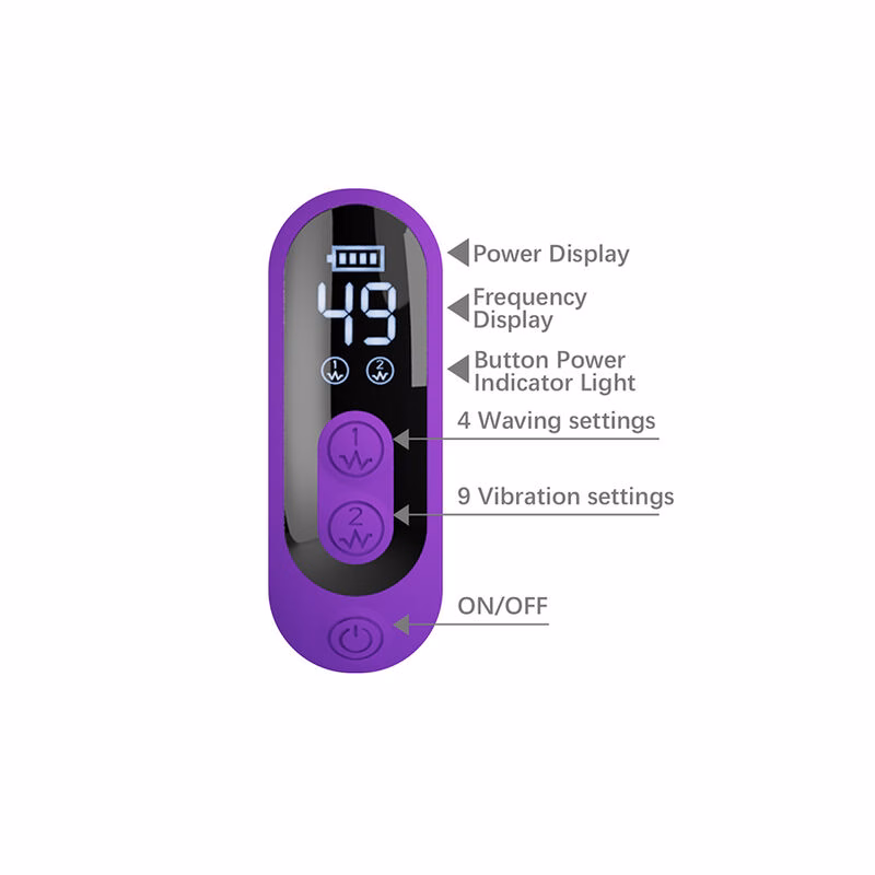 PRETTY LOVE - SABIEN VIBRADOR RABBIT CON ESTIMULACIÓN POR GOLPETEOS Y LED MORADO - Imagen 9