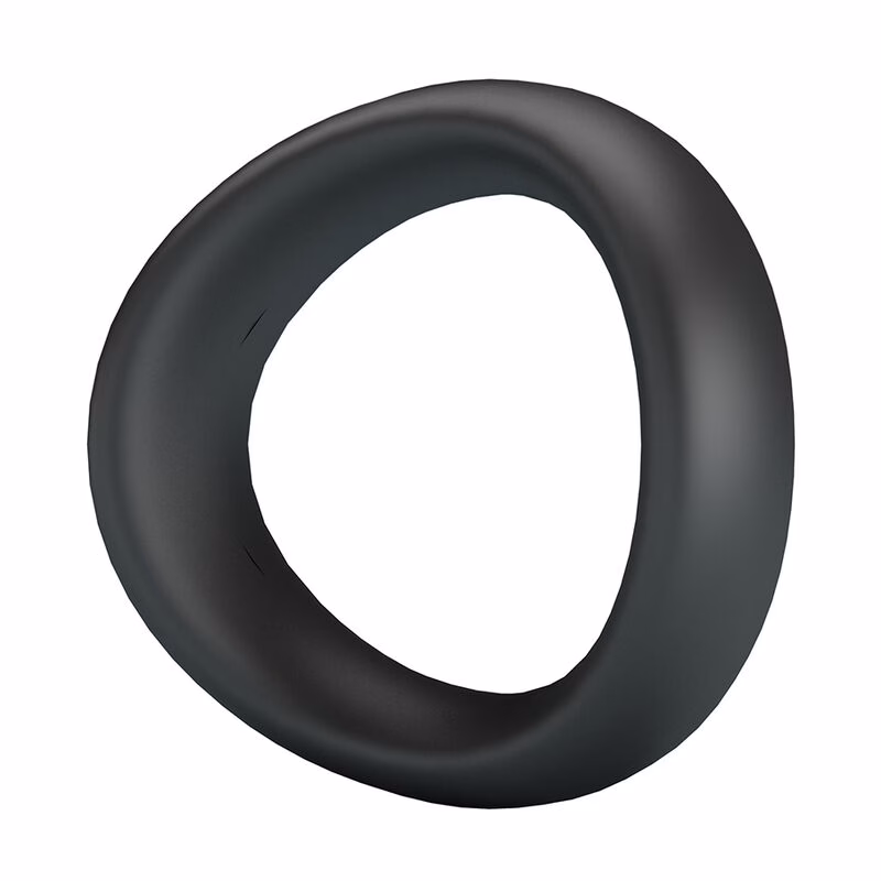 CRAZY BULL - VALEN ANILLO PARA PENE ERGONÓMICO SILICONA NEGRO - Imagen 2