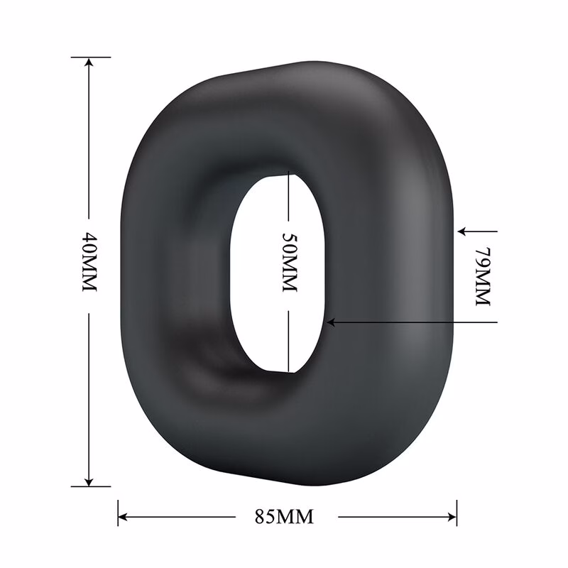 CRAZY BULL - WALDEN ANILLO PARA PENE SUPER SOFT SILICONA NEGRO - Imagen 5