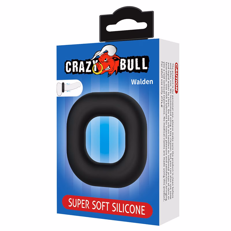 CRAZY BULL - WALDEN ANILLO PARA PENE SUPER SOFT SILICONA NEGRO - Imagen 6
