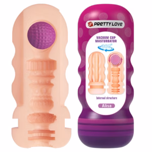 PRETTY LOVE - ALISA MASTURBADOR VAGINA CON VENTOSA Y TEXTURAS INTERNAS