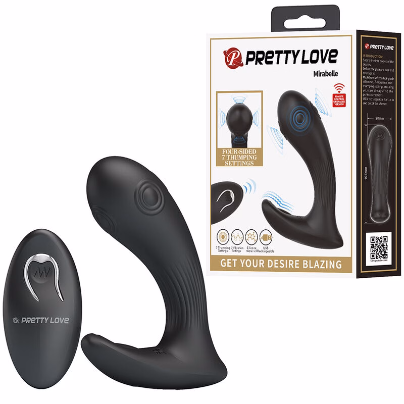PRETTY LOVE - MIRABELLE VIBRADOR PROSTÁTICO CON CONTROL REMOTO - Imagen 2