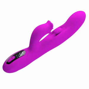 PRETTY LOVE - YALANDA VIBRADOR RABBIT OSCILANTE CON PANTALLA LED MORADO