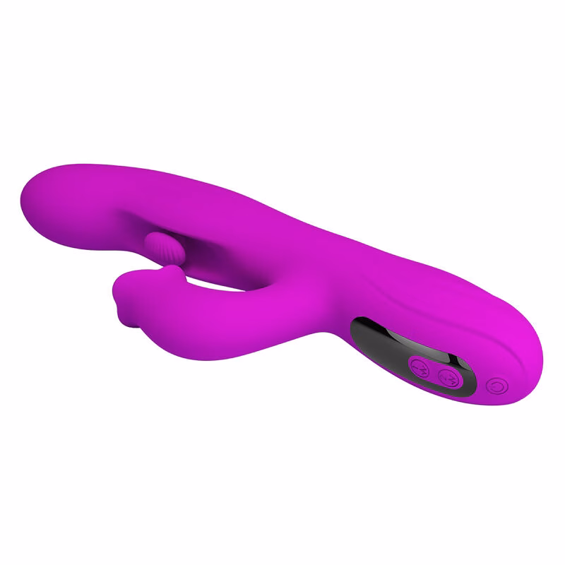 PRETTY LOVE - YALANDA VIBRADOR RABBIT OSCILANTE CON PANTALLA LED MORADO - Imagen 7