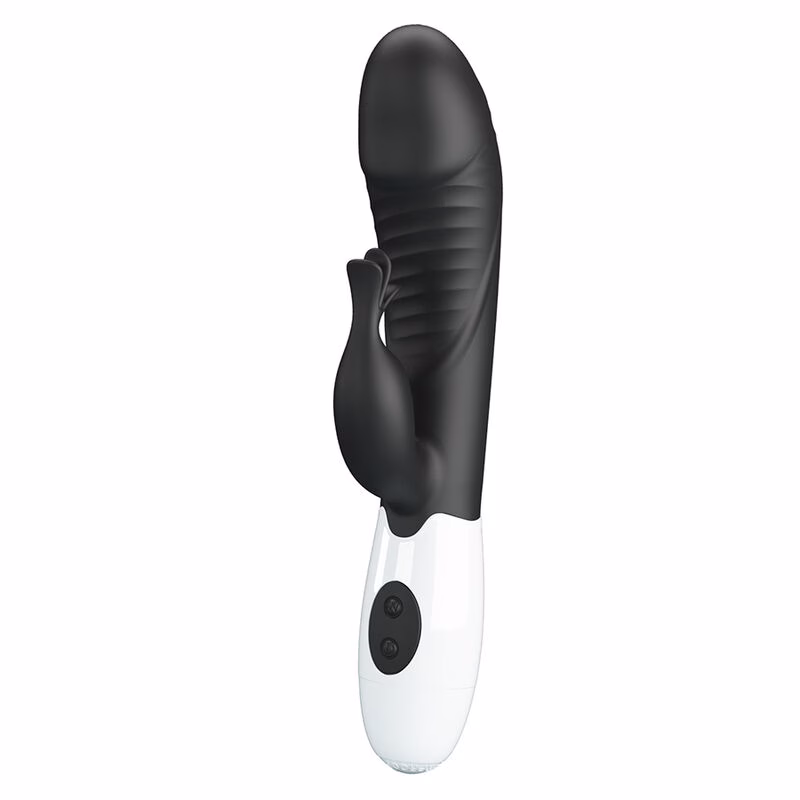 PRETTY LOVE - RASMUSSEN VIBRADOR RABBIT 30 FUNCIONES NEGRO - Imagen 7