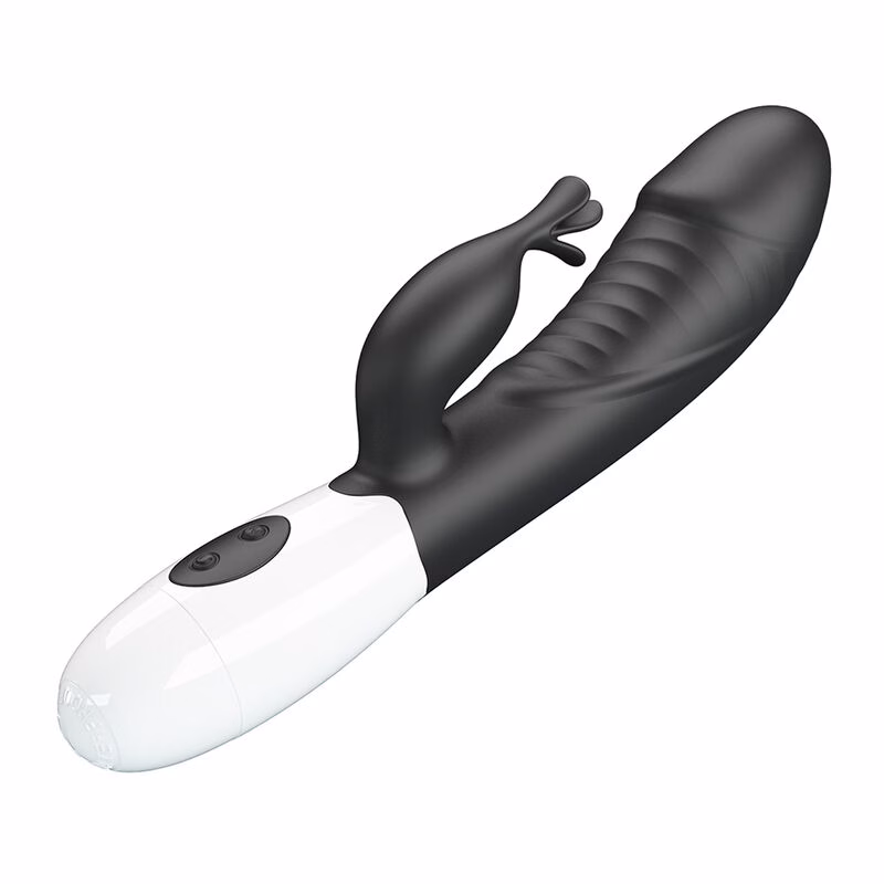 PRETTY LOVE - RASMUSSEN VIBRADOR RABBIT 30 FUNCIONES NEGRO - Imagen 3