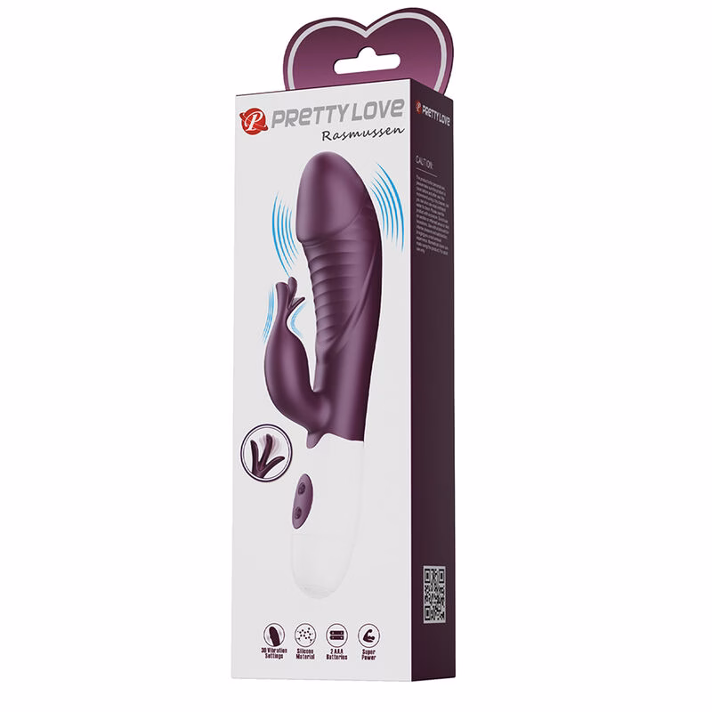PRETTY LOVE - ROGUE MUSE VIBRADOR RABBIT 30 FUNCIONES MORADO - Imagen 7