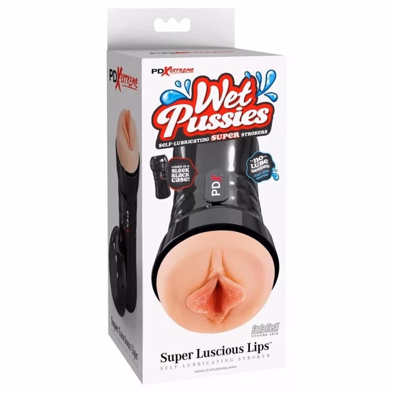 PDX EXTREME - MASTURBADOR REALISTA AUTOLUBRICADO LABIOS SUPER DELICIOSOS - Imagen 5
