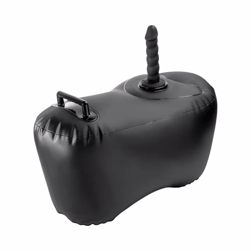 FETISH FANTASY SERIES - SILLÓN HINCHABLE BODY DOCK CON DILDO 69,2 CM NEGRO