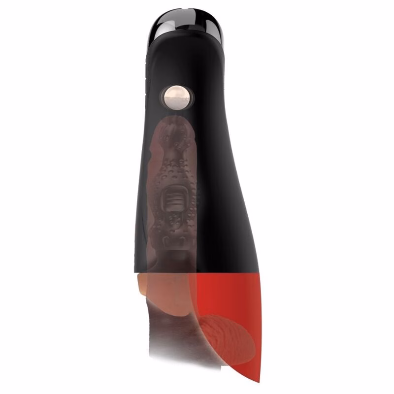PDX ELITE - MASTURBADOR AUTOMÁTICO FAP-O-MATIC PRO XL VIBRADOR MARRÓN 34.9 CM - Imagen 3