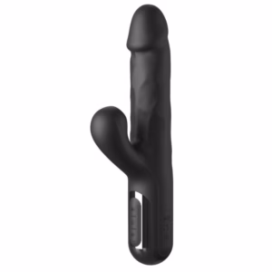 FETISH FANTASY SERIES - VIBRADOR RABBIT SONIX SILICONE THRUSTER NEGRO