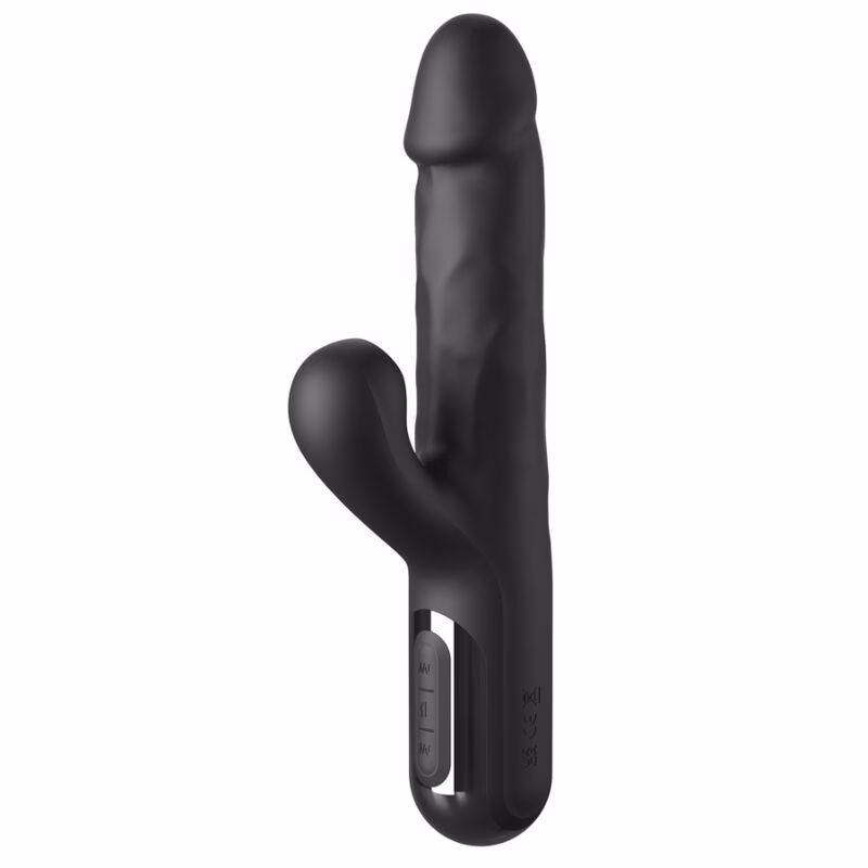 FETISH FANTASY SERIES - VIBRADOR RABBIT SONIX SILICONE THRUSTER NEGRO