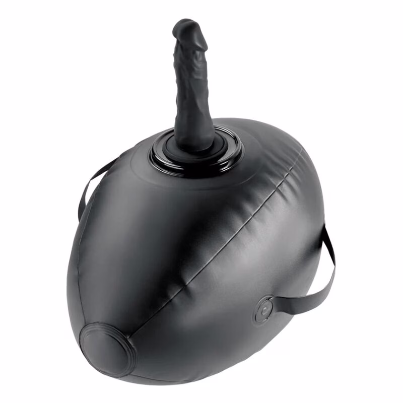 FETISH FANTASY SERIES - HINCHABLE BODY DOCK CON DILDO NEGRA 41.9 CM