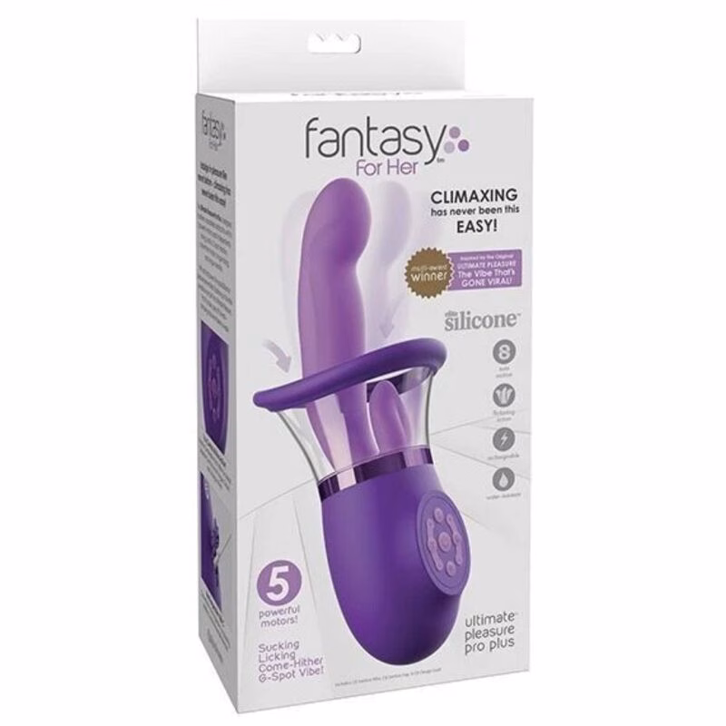 FANTASY FOR HER - VIBRADOR RABBIT ULTIMATE PLEASURE PRO PLUS MORADO - Imagen 5