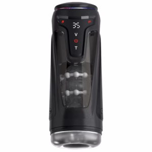 PDX ELITE - MASTURBADOR AUTOMÁTICO MOTO-BATOR PRO THRUSTING STROKER VIBRADOR Y CALOR 26.5 CM